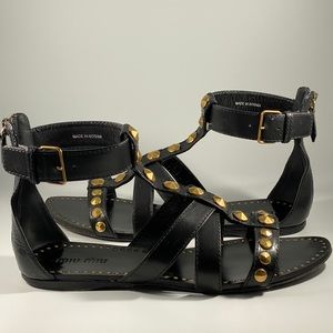 Miu Miu Studded Cage Sandal